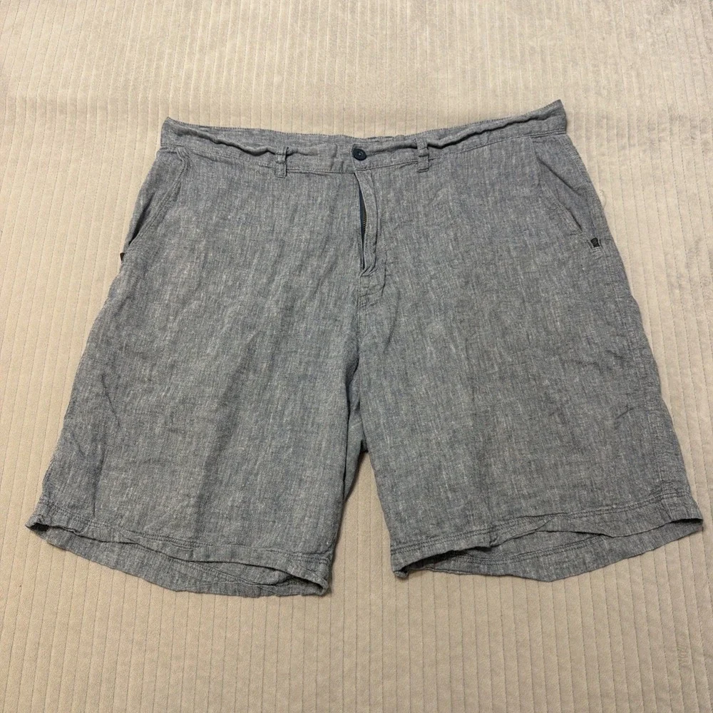 Patagonia Men's Shorts 38 Back Step Blue Hemp Organic Cotton Blend Casual 9.5